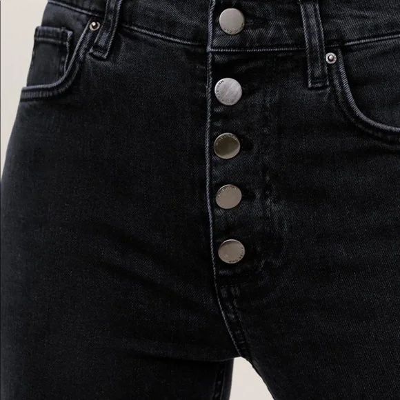 Mango Charcoal Straight Fit Jeans - Picture 4 of 8